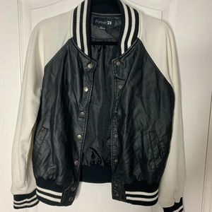 Black/white Varsity Jacket